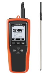 高铂电阻测温记录仪/手柄探头款  HY90-YET-710L 