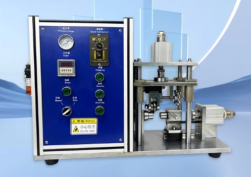 半自动圆柱电池滚槽机（东方化玻）/加模具一副单收费DFHB-409426
