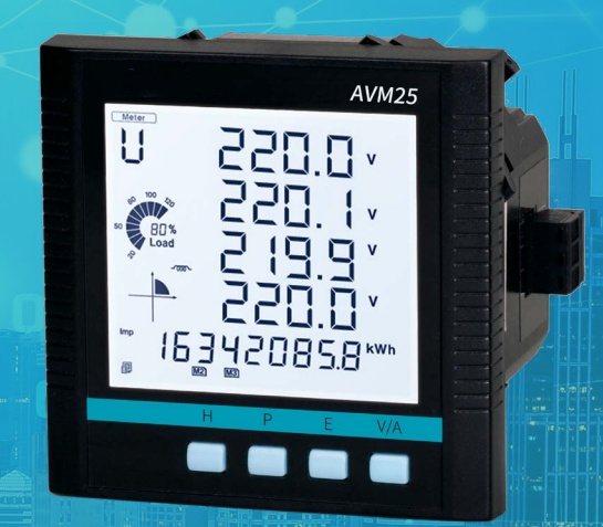 智能型三相网络电力仪表LY319-AVM25-D-5A-P1V5