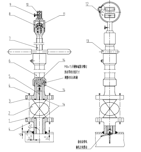 带压可拆卸防爆机械式通球指示器BD73-YY-TZS-4
