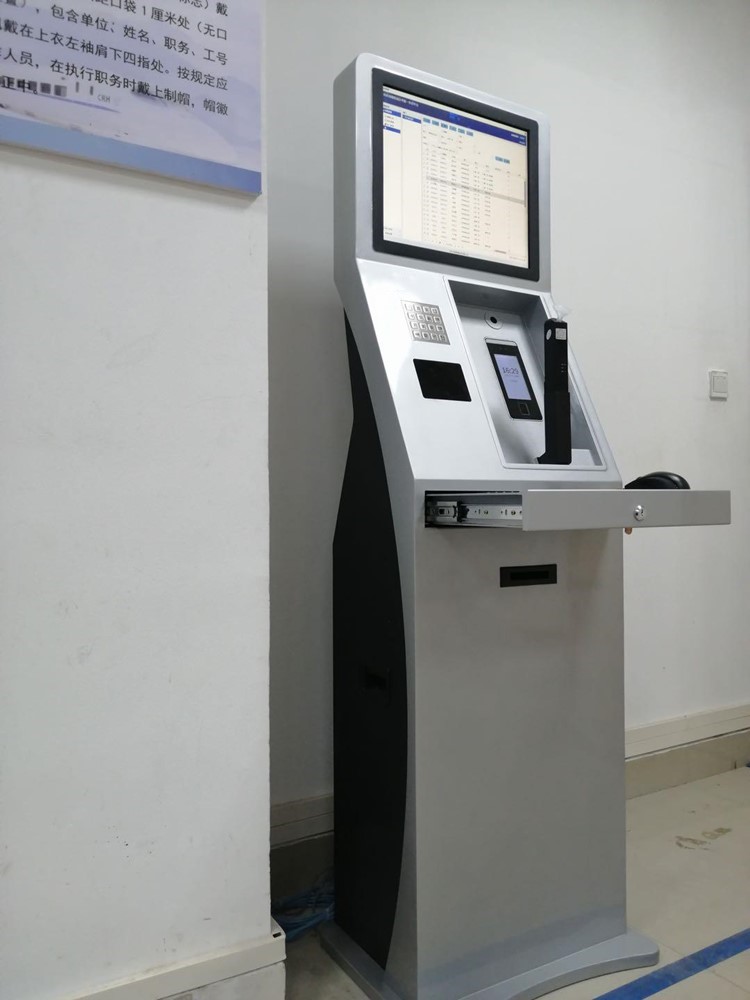 立柜式酒精测试仪/固定式酒精检测仪/可岗前答题JX22-LAT681-T1-M1