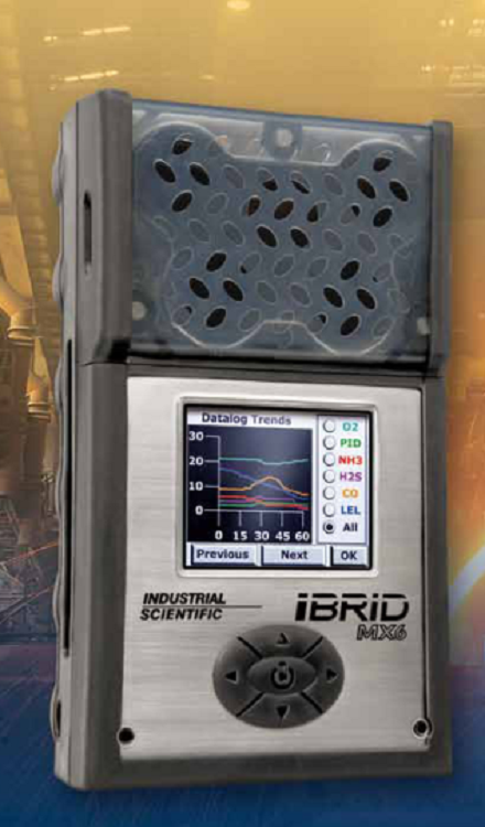 美国英思科MX6 多气体检测仪(可以检测6种气体)(泵吸式)(O2、CO、NH3、CL2)MX6