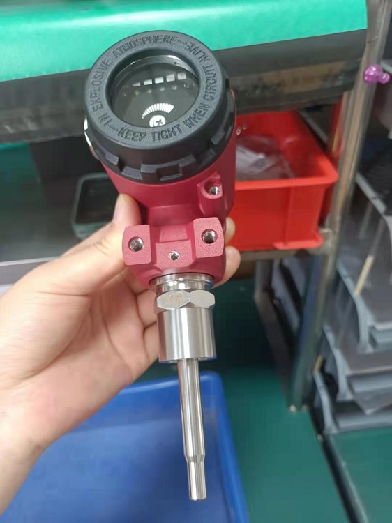 FRC型防爆流量开关（防爆型 G1/2螺纹 探头20mm 防爆等级EXDIICT6 配DN25不锈钢三通）ZNC-FRC-F/ZS