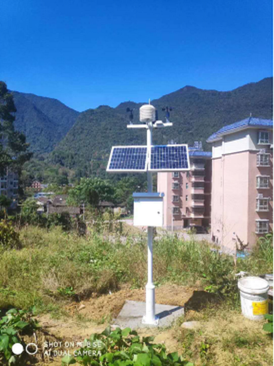 空气温湿度光照记录仪/无线农业环境监测站（太阳能供电）OK-WXHJ4