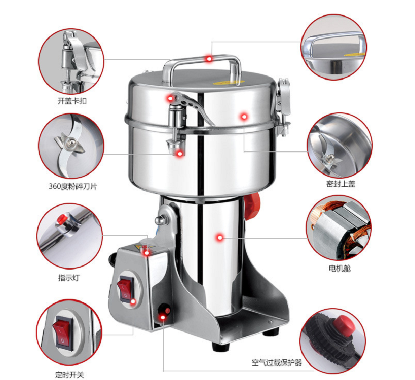 多功能粉粹机/高速万能粉碎机/密封型摇摆式粉碎机（东方化玻）LS7-DF200