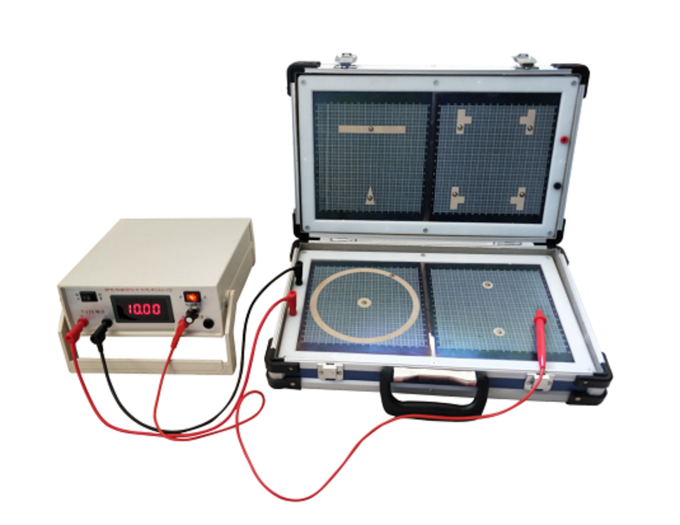 静电场描绘实验仪/导电微晶静电场描绘仪(配四种电极(配数码管电源3位半):同心圆、平行导线、聚焦、劈尖形)GVZ-4