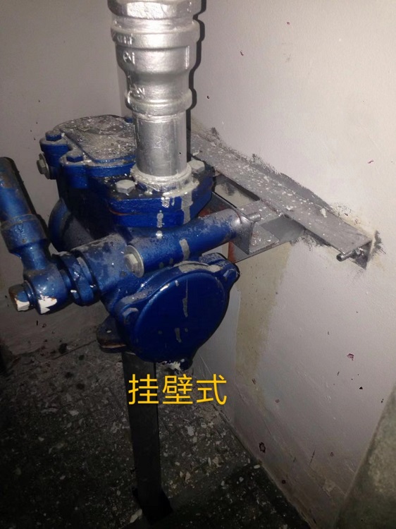 手摇排水泵/人防挂壁手摇泵（接法兰的)SH-38/CS-40Y