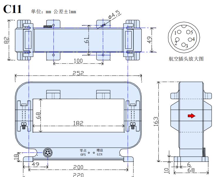 霍尔电流传感器M31-HEC 7500-C11（V5,±15）