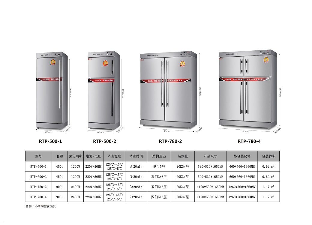 全效高温消毒柜RTP-500-1