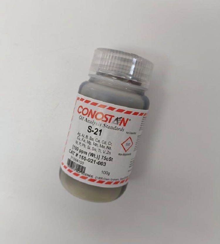 21元素混合标油 CONOSTAN  Standard S-21, 100 ppm 100g150-021-003