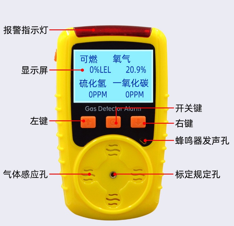 常规四合一气体检测仪+泵KP826+KP830