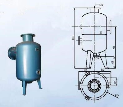旋流除污器(中西器材) DN300 耐温T=100℃ P=1.6MPaM371879